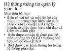 Hệ thống thông tin quản lý giáo dục