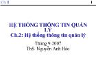 Hệ thống thông tin quản lý