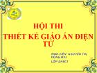 Hội thi thiết kế giáo án điện tử