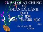 Khái quát chung về quản lý, lãnh đạo