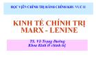 Kinh tế chính trị Max - Lênin