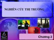 Kinh tế vĩ mô - Chương 2: Nghiên cứu tổng hợp về thị trường