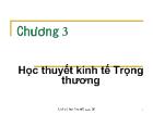 Kinh tế vĩ mô - Chương 3: Học thuyết kinh tế Trọng thương