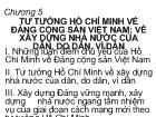 Kinh tế vĩ mô - Chương 5: Tư tưởng Hồ Chí Minh về đảng cộng sản Việt Nam; về xây dựng nhà nước của dân, do dân, vì dân