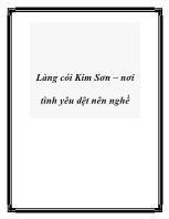 Làng cói Kim Sơn – nơi tình yêu dệt nên nghề