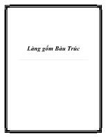 Làng gốm Bàu Trúc