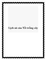 Lịch sử của Tết trồng cây