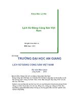 Lịch sử Đảng cộng sản Việt Nam