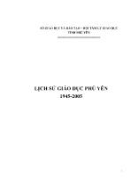 Lịch sử giáo dục Phú Yên 1945 - 2005