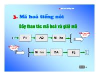 Mã hoá tiếng nói