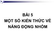 Một số kiến thức về năng động nhóm