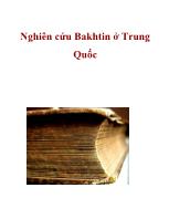 Nghiên cứu Bakhtin ở Trung Quốc