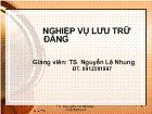 Nghiệp vụ lưu trữ đảng