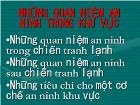 Những quan niệm an ninh trong khu vực