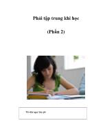 Phải tập trung khi học