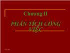 Phân tích công việc