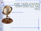 Phát triển chương trình giáo dục đại học