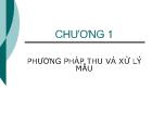 Phương pháp thu và xử lý mẫu