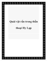 Quái vật rắn trong thần thoại Hy Lạp