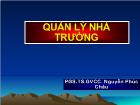 Quản lý nhà trường