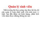 Quản lý sinh viên