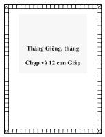 Tháng Giêng, tháng Chạp và 12 con Giáp