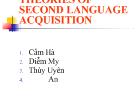 Theories of second language acquisition