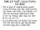 Thuật ngữ: Giai tầng xã hội