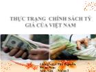 Thực trạng chính sách tỷ giá của Việt Nam