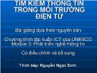 Tìm kiếm thông tin trong môi trường điện tử