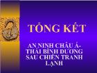 Tổng kết an ninh Châu Á - Thái Bình Dương sau chiến tranh lạnh