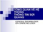 Tổng quan về hệ thống thông tin sợi quang