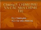 Triết học Mac - Lê nin - Chương 5: Chính phủ và các nhà chính trị