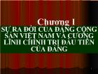 Tư tưởng Hồ Chí Minh - Chương 1: Sự ra đời của đảng cộng sản Việt Nam và cương lĩnh chính trị đầu tiên của Đảng