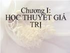 Tư tưởng Hồ Chí Minh - Chương I: Học thuyết giá trị