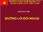 Tư tưởng Hồ Chí Minh - Chương VIII: Đường lối đối ngoại