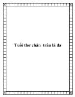 Tuổi thơ chăn trâu lá đa