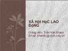 Xã hội học lao động