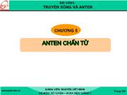 Bài giảng Anten chấn tử