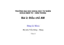 Bài giảng Bài 2: Diều chế Am