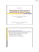 Bài giảng Bài giảng 7: Khủng hoảng tài chính toàn cầu và những bất ổn của kinh tế Việt Nam