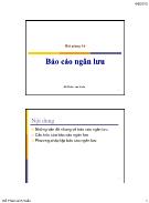 Bài giảng Báo cáo ngân lưu - Đỗ Thiên Anh Tuấn