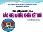 Bài giảng Báo hiệu và điều khiển kết nối