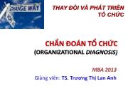 Bài giảng Chẩn đoán tổ chức (organizational diagnosis)