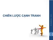 Bài giảng Chiến lược cạnh tranh (tiếp theo)