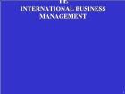 Bài giảng Chương 1: Tổng quan về kinh doanh quốc tế (an overview of international business)