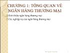 Bài giảng Chương 1: Tổng quan về ngân hàng thương mại (tiếp)