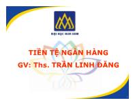 Bài giảng Chương 2: Các học thuyết tiền tệ