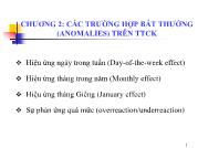 Bài giảng Chương 2: Các trường hợp bất thường (anomalies) trên ttck