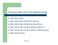 Bài giảng Chương 2: Điều chế tín hiệu (Data Encoding)